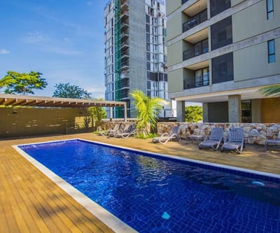 EN VENTA DEPARTAMENTO DE 2 HABITACIONES EN TORRES MIRADOR MBURUCUYA