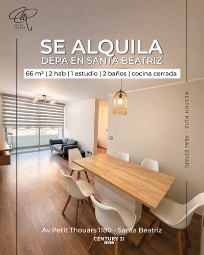 SE ALQUILA DEPA EN SANTA BEATRIZ