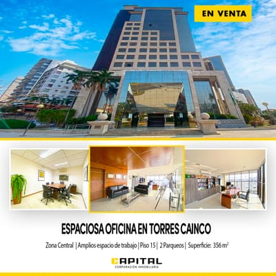 ESPACIOSA OFICINA EN VENTA EN TORRES CAINCO