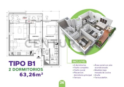 Venta de Departamento Terminados en Luque, Central