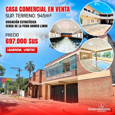 CASA COMERCIAL EN VENTA 