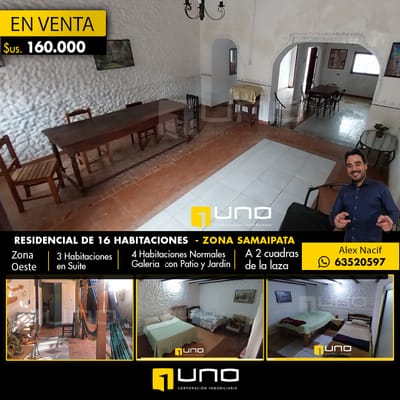 Casa comercial en venta zona samaipta