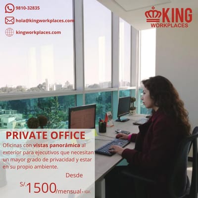 Alquiler de Oficinas para 2 personas