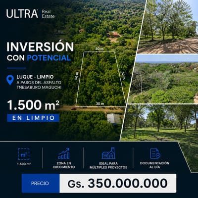 Terreno  En  Venta - 1500 M2 En Limpio Aguapey