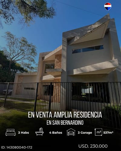 VENTA DE CASA EN SAN BERNARDINO 