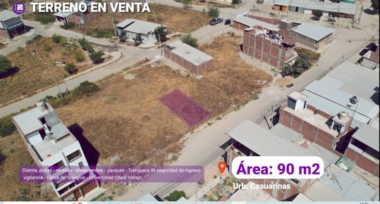    TERRENO EN VENTA-  URB -LAS CASUARINAS -  PIURA