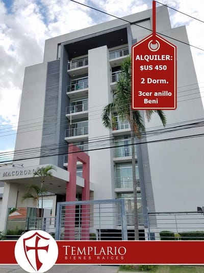 Departamento en Alquiler Av. Beni 3er Anillo externo