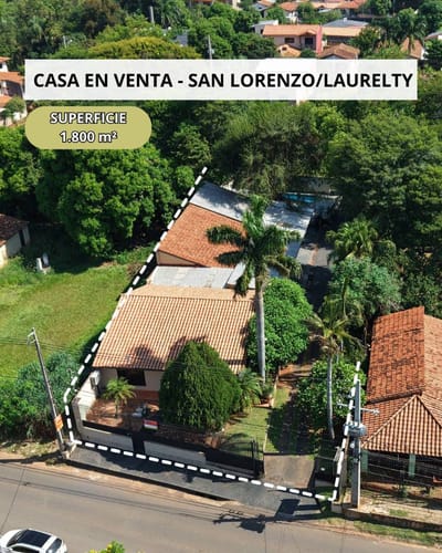 Casa quinta en venta en Laurelty, San Lorenzo.