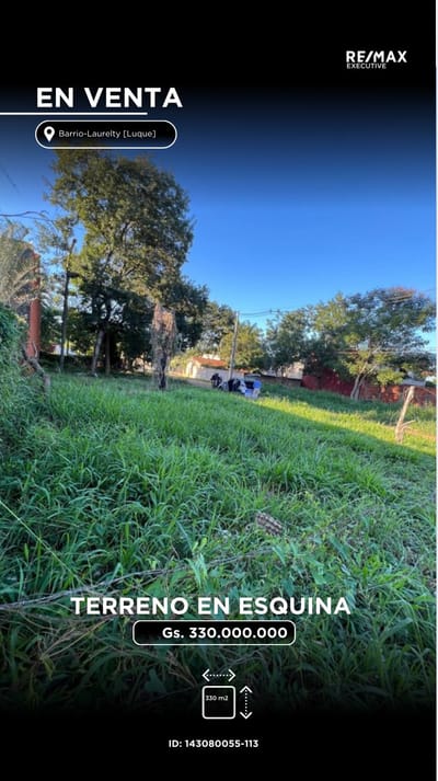 Vendo TERRENO en LAURELTY - LUQUE