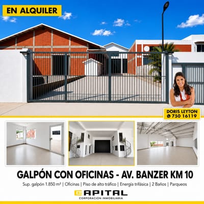 Galpon en alquiler en zona norte