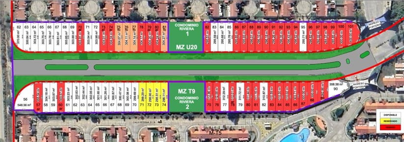 TERRENO EN VENTA EN CONDOMINIO FONTANA RIVIERA 2