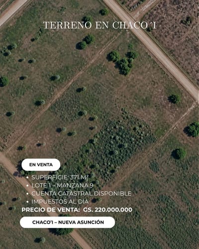 OPORTUNIDAD DE INVERSIÓN EN NUEVA ASUNCIÓN! CHACO'I