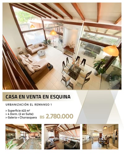 Casa en Venta Zona Norte  El Remanso 1