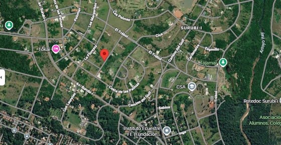 Vendo amplio terreno de 2.400 m² en Surubi´i