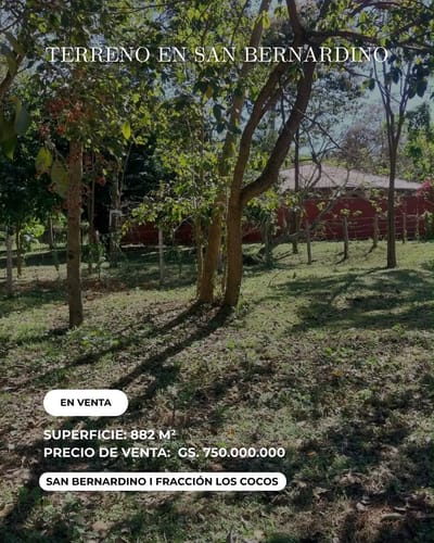 VENTA DE TERRENO EN SAN BERNARDINO 