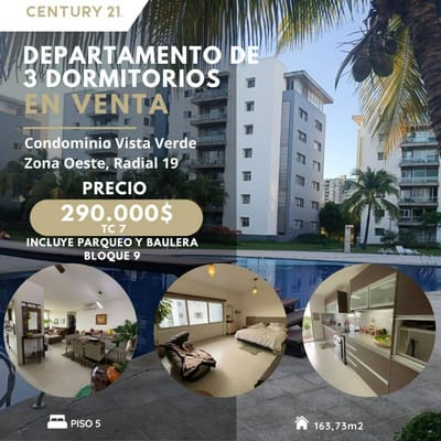 DEPARTAMENTO EN VENTA  Condominio Vista Verde