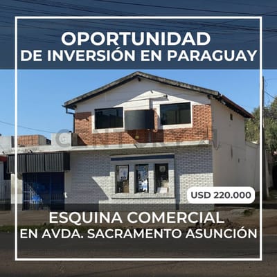 VENTA DE INMUEBLE SOBRE SACRAMENTO