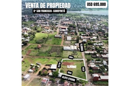 Terreno-Venta-FLORIDA Y ALOIS SIKORA, Cambyretá, Itapúa