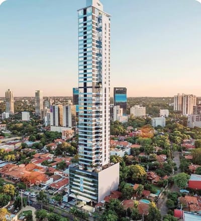 EN VENTA DEPTO DE 2 DORMITORIOS EN LA TORRE MAS ALTA DE PARAGUAY