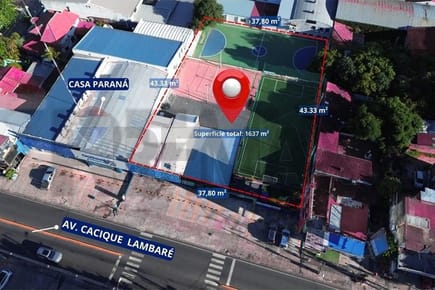 VENDO AMPLIO TERRENO SOBRE CACIQUE LAMBARE