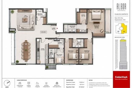 Departamento 3 Hab Las Lomas Asuncion