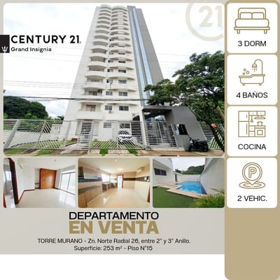 Departamento en venta Torre Murano