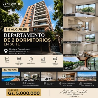 Alquiler de Departamento Terminados en Barrio Jara