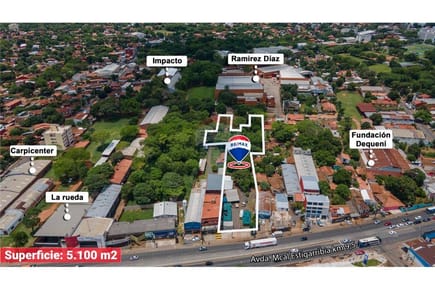 EN VENTA !! TERRENO EN FDO DE LA MORA sobre RUTA MCAL ESTIGARRIBIA KM 9