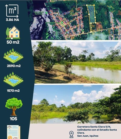 EN EL HERMOSO Y TURISTICO IQUITOS, VENTA DE TERRENO 