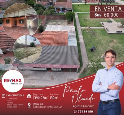CASA EN VENTA EN URBANIZACION JARDINES DEL SUR Z/ SUR