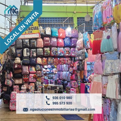 LOCAL COMERCIAL 1ER PISO EN VENTA 5 M2 CENTRO COMERCIAL PLAZA VITARTE – ATE