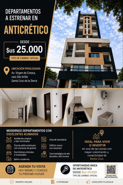 Departamentos En Anticreticos - Virgen De Cotoca