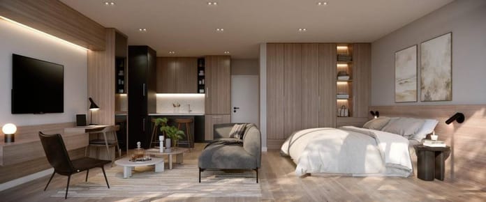 Departamento en pozo en Recoleta