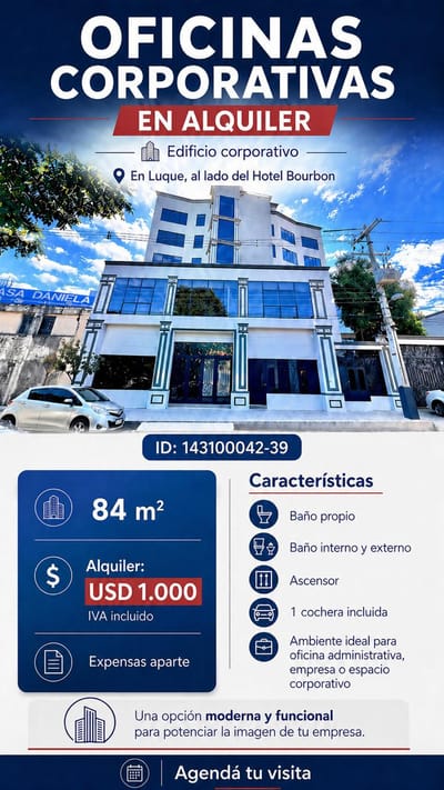 OFICINAS EN ALQUILER EN LUQUE 
