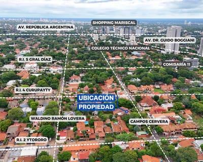 Amplio Terreno De 1000m2 En Asuncion
