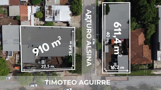 EN VENTA – EN VILLA AURELIA - TINGLADO EN ESQUINA.  