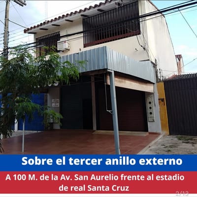 VENTA CASA SOBRE AVENIDA 3ER ANILLO