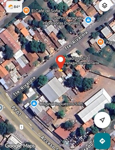 Terreno 190 m² sobre Tte. Rivarola | Fernando de la Mora
