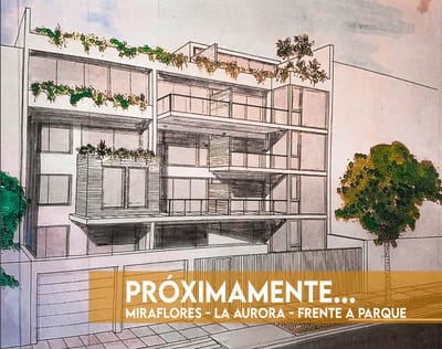 Exclusivo en Aurora, con Balcón, frente a parque, en Proyecto