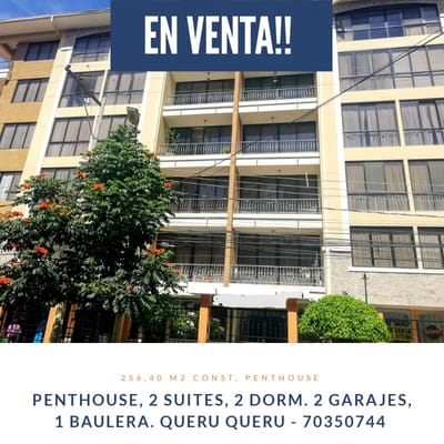 Amplio y lindo Penthouse en venta!!