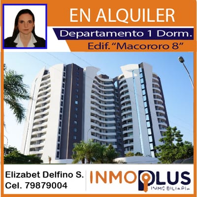 DPTO. 1 DORM. AMOBLADO EN ALQUILER EN EDIF. “MACORORO 8”