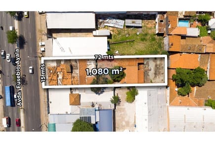 PROPIEDAD COMERCIAL DE 1.080 M2 SOBRE AV. EUSEBIO AYALA