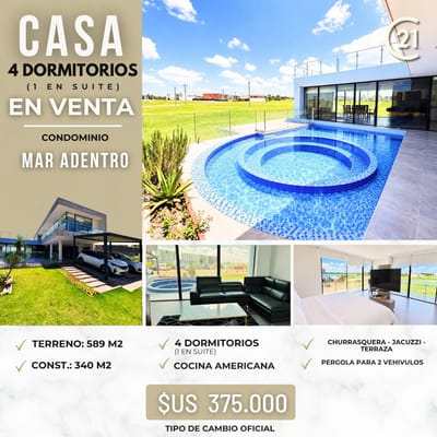 CASA EN VENTA - MAR ADENTRO