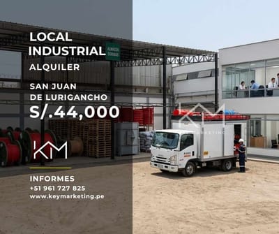 LOCAL INDUSTRIAL EN ALQUILER – SJL