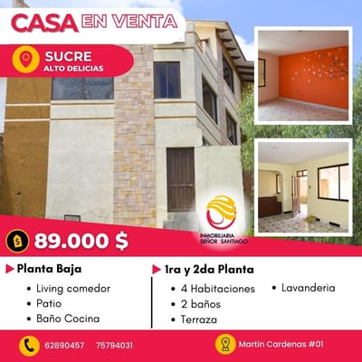 Casa en venta - Alto Delicias