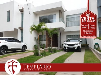 Av.Banzer 8vo Anillo - Condominio La Colina - Casa en Venta 4 Dormitorios