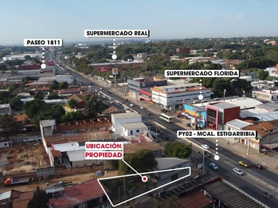 Vendo terreno sobre Mariscal Estigaribia