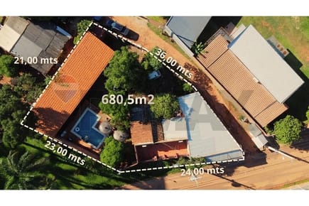 Local + casa + quinta con piscina en Itauguá