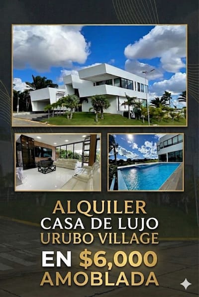 CASA AMOBLADA EN ALQUILER - URUBO VILLAGE