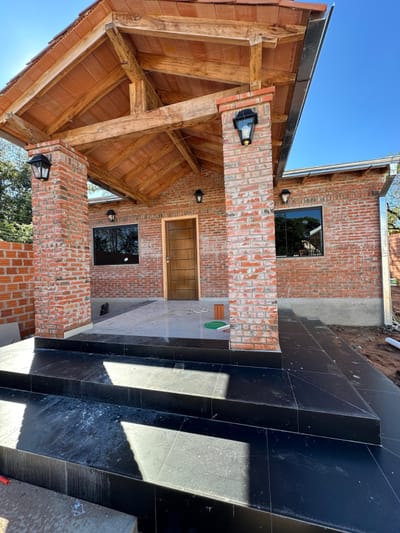 VENDO CASA A ESTRENAR EN ÑEMBY 2 HABITACIONES + TERRENO 504 m2‼️